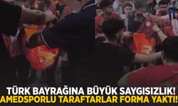 Amedsporlu taraftarlar Türk bayraklı Galatasaray formasını yaktı!