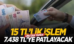 Vakit daralıyor... Yapmayan yandı! Bu hata 7.438 TL’ye mal olabilir