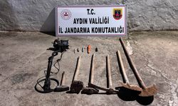Kaçak kazı yaparken suçüstü yakalandılar