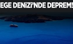 Ege Denizi sallanmaya devam ediyor! Deprem meydana geldi!