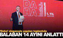 Başkan Balaban 14 aylık çalışmalarını anlattı