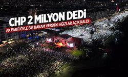 CHP 2 milyon, AK Parti ise sadece 70 bin dedi! İşte alandan görüntüler...