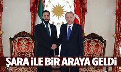 Cumhurbaşkanı Erdoğan Şara ile bir araya geldi