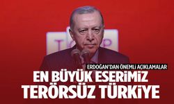 Cumhurbaşkanı Erdoğan’dan ‘Terörsüz Türkiye’ mesajı: En büyük eserimiz olacak