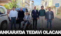 Manisalı gazi tedavi için Ankara'ya uğurlandı