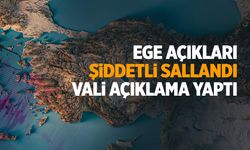 Ege açıkları şiddetli sallandı… Vali açıklama yaptı