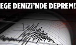 Ege Denizi sallandı! Deprem meydana geldi!