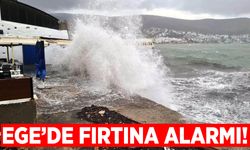 Ege Denizi’nde kuvvetli fırtına alarmı!