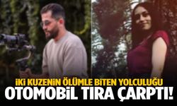 Ege’de 2 kuzen kaza kurbanı… Otomobil tıra çarptı!