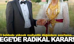 Ege’de 3 beldeden radikal karar… Yüksek maliyetli düğünlere sınır getirildi!