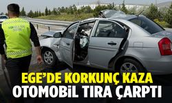 Ege’de can pazarı… Otomobil tıra arkadan çarptı: Ölü ve yaralılar var