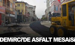 Ana caddelere sıcak asfalt çalışması başladı