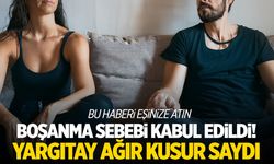Eşinize sakın bunu yapmayın! Yargıtay ağır kusur saydı
