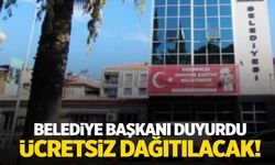 Manisa’da belediye başkanı duyurdu… Ücretsiz dağıtılacak!