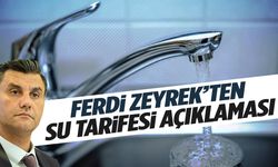 Ferdi Zeyrek’ten su tarifesi açıklaması! Görevde olduğum sürece…