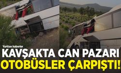 Tur otobüsüyle yolcu otobüsü çarpıştı: 27 yaralı!