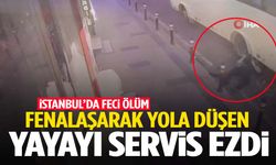 İstanbul’da korkunç kaza… Fenalaşarak yola düşen yayayı servis ezdi!