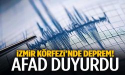 İzmir Körfezi’nde deprem! AFAD verileri paylaştı