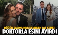 İzmir’de düğün salonunda feci ölüm… Devrilen taş kemer doktorla eşini ayırdı!