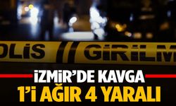 İzmir’de iki grup arasında kavga! Aynı aileden 1’i ağır 4 yaralı…
