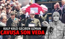 Kalp krizi geçiren Manisalı uzman çavuş son yolculuğuna uğurlandı