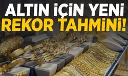 Dünyaca ünlü bankadan altın için yeni rekor tahmini!