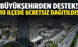 Manisa büyükşehirden destek! Binlercesi ücretsiz dağıtıldı!
