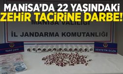 Manisa’da 22 yaşındaki genç binlerce uyuşturucu ile yakalandı!