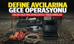 Manisa’da define avcılarına gece operasyonu! Suçüstü yakalandılar…