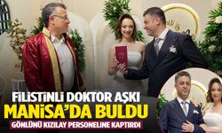 Manisa’da görev yapan Filistinli doktor gönlünü Kızılay personeline kaptırdı