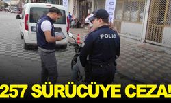 Manisa'da motosiklet denetiminde 257 sürücüye ceza: 1 milyon TL'den fazla!