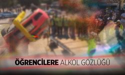 Manisa’da öğrenciler alkol gözlüğü takıp penaltı kullandı