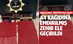 Manisa’da şok operasyon… Uyuşturucu emdirilmiş kağıt ele geçirildi!
