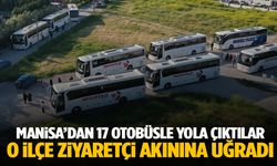 Manisa’dan 17 otobüsle İzmir’in ilçesine akın ettiler!
