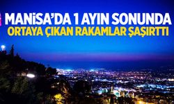 Manisa'nın 1 aylık verisi ortaya çıktı