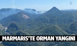 Marmaris’te orman yangını çıktı! Ekipler alevlere müdahale ediyor…