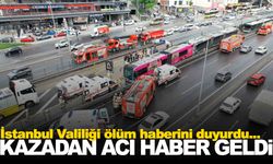 Metrobüs kazasından acı haber… İstanbul Valiliği duyurdu!