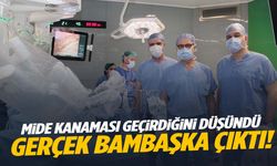 Mide kanaması geçirdiğini düşünen Manisalı genç adam hastaneye gidince şok yaşadı!