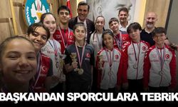 Milli sporcular Başkan Zeyrek’in konuğu oldu