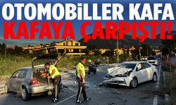 Otomobiller kafa kafaya çarpıştı! 1 ölü, 3 yaralı!