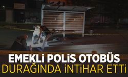 Emekli polis otobüs durağında intihar etti