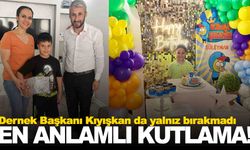 Şehit çocuğuna duygusal doğum günü kutlaması