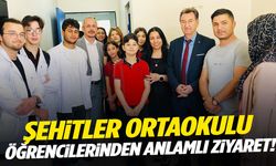 Şehitler Ortaokulu öğrencilerinden anlamlı ziyaret