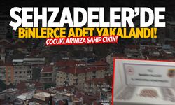 Şehzadeler'de binlerce adet hap yakalandı!