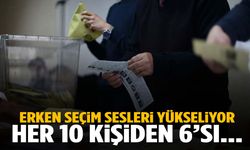 Son anket ortaya çıktı! Erken seçim sesleri yükseliyor: Her 10 kişiden 6’sı…