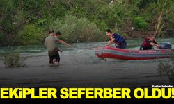 Sular yükselince adacıkta mahsur kaldılar