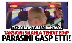 Takside dehşet anları kamerada! Tüm şehri silahla gezdirip tenhada hesap sordu