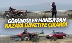 Ters yöne girince herkes şaşırdı! Manisa'da kazaya davetiye...