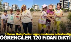 Ülkem Koleji öğrencileri fidan dikti!