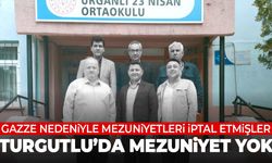 Turgutlu'da mezuniyet kutlamalarını Gazze nedeniyle iptal ettiler